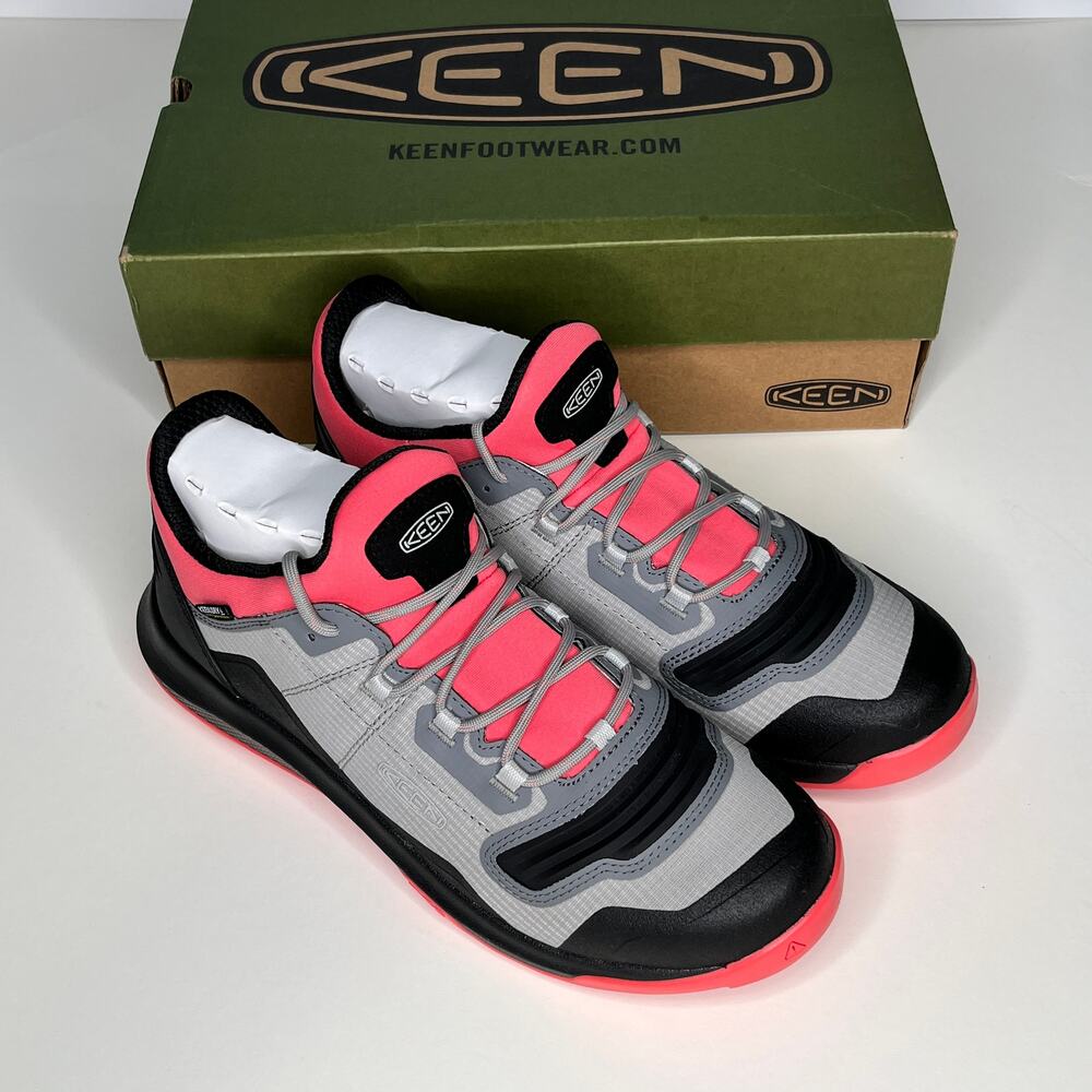 Keen Tempo Flex Waterproof Athletic Hiking Shoes Dubarry Pink Black Size 11 NIB